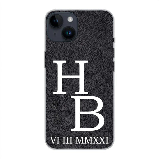 Jouw initialen - gepersonaliseerd telefoonhoesje 