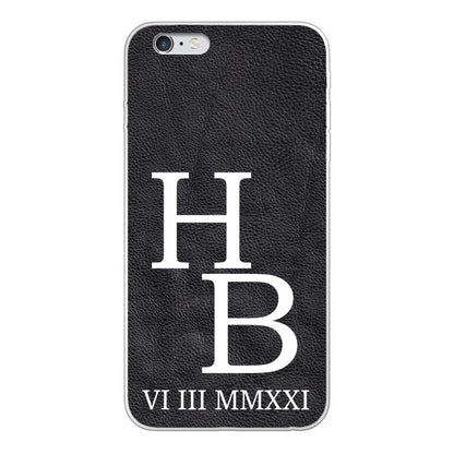 Jouw initialen - gepersonaliseerd telefoonhoesje 