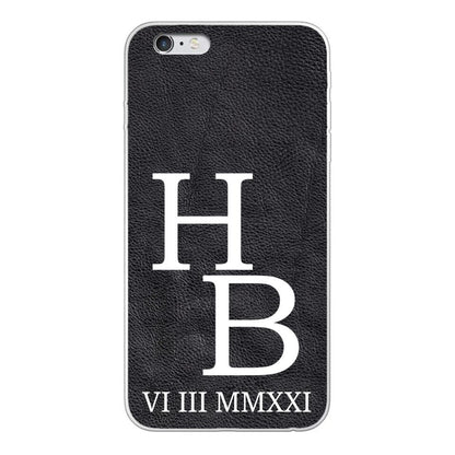 Jouw initialen - gepersonaliseerd telefoonhoesje 
