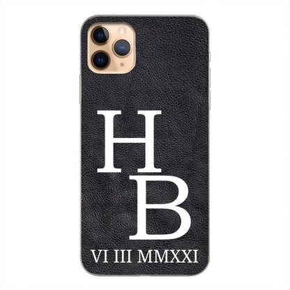 Jouw initialen - gepersonaliseerd telefoonhoesje 