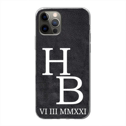 Jouw initialen - gepersonaliseerd telefoonhoesje 
