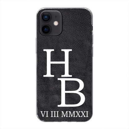 Jouw initialen - gepersonaliseerd telefoonhoesje 