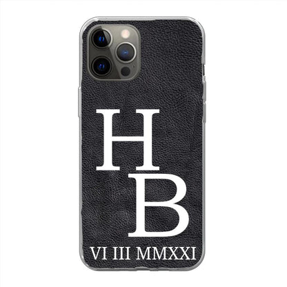 Jouw initialen - gepersonaliseerd telefoonhoesje 