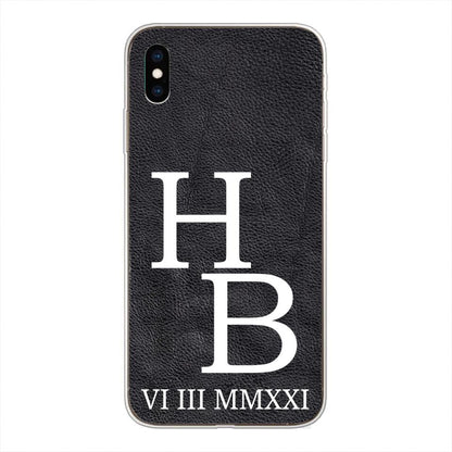 Jouw initialen - gepersonaliseerd telefoonhoesje 