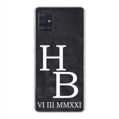 Jouw initialen - gepersonaliseerd telefoonhoesje 