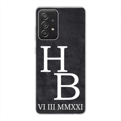 Jouw initialen - gepersonaliseerd telefoonhoesje 