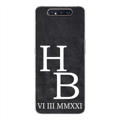 Jouw initialen - gepersonaliseerd telefoonhoesje 