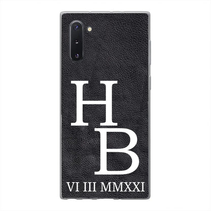 Jouw initialen - gepersonaliseerd telefoonhoesje 