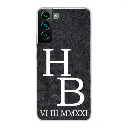 Jouw initialen - gepersonaliseerd telefoonhoesje 