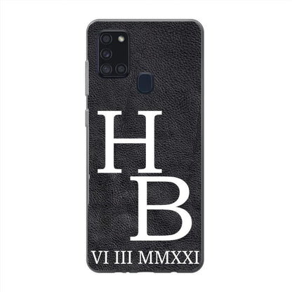 Jouw initialen - gepersonaliseerd telefoonhoesje 
