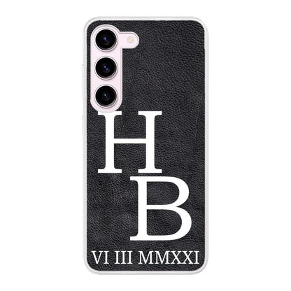Jouw initialen - gepersonaliseerd telefoonhoesje 