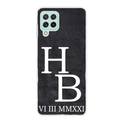 Jouw initialen - gepersonaliseerd telefoonhoesje 
