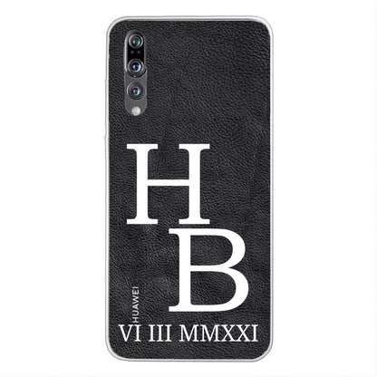 Jouw initialen - gepersonaliseerd telefoonhoesje 