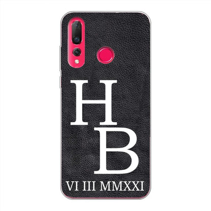 Jouw initialen - gepersonaliseerd telefoonhoesje 