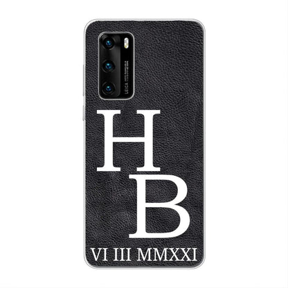 Jouw initialen - gepersonaliseerd telefoonhoesje 