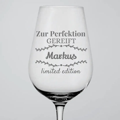 Perfektion - Personalisiertes Weinglas