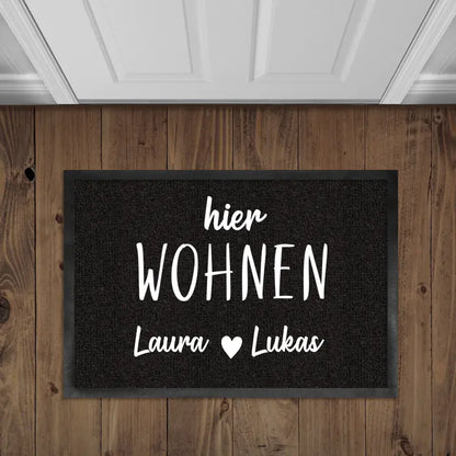 Woon hier - Gepersonaliseerde deurmat 