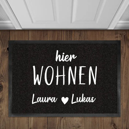 Woon hier - Gepersonaliseerde deurmat 