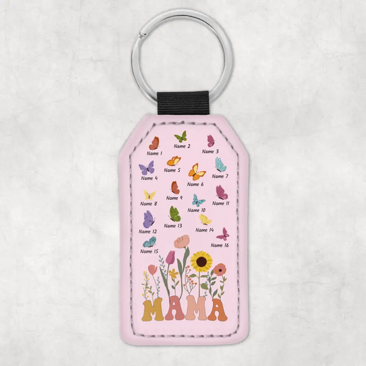 Vlinderweide - Gepersonaliseerde sleutelhanger 