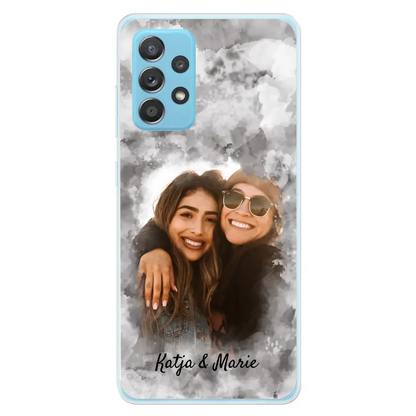 Jouw foto (waterverfstijl) - gepersonaliseerde telefoonhoesje 