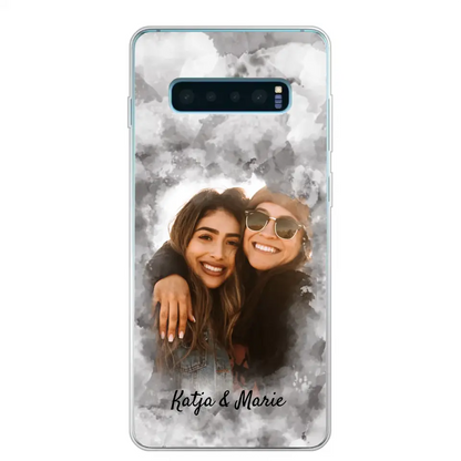 Jouw foto (waterverfstijl) - gepersonaliseerde telefoonhoesje 