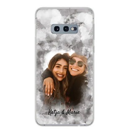 Jouw foto (waterverfstijl) - gepersonaliseerde telefoonhoesje 