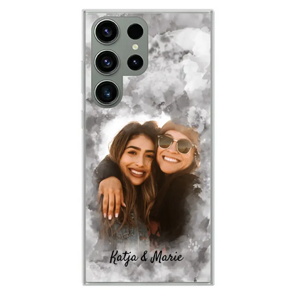 Jouw foto (waterverfstijl) - gepersonaliseerde telefoonhoesje 
