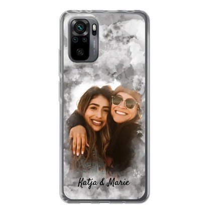 Jouw foto (waterverfstijl) - gepersonaliseerde telefoonhoesje 
