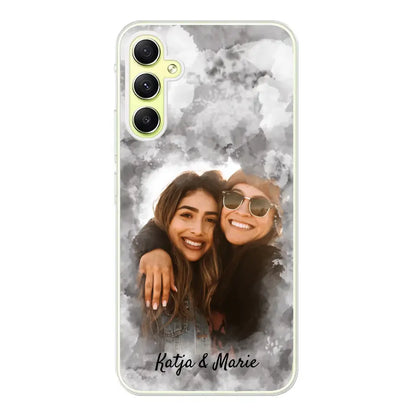 Jouw foto (waterverfstijl) - gepersonaliseerde telefoonhoesje 