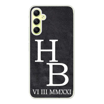 Jouw initialen - gepersonaliseerd telefoonhoesje 