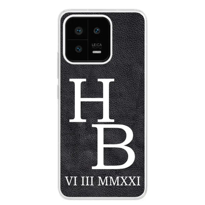 Jouw initialen - gepersonaliseerd telefoonhoesje 
