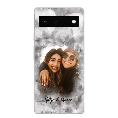 Jouw foto (waterverfstijl) - gepersonaliseerde telefoonhoesje 