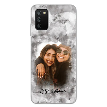 Jouw foto (waterverfstijl) - gepersonaliseerde telefoonhoesje 