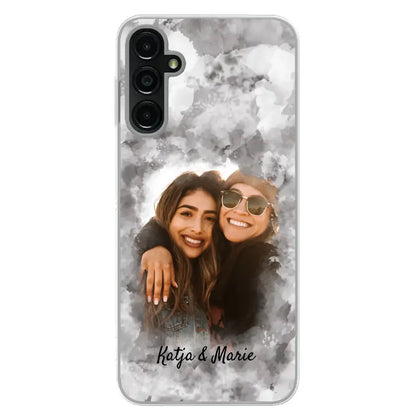 Jouw foto (waterverfstijl) - gepersonaliseerde telefoonhoesje 