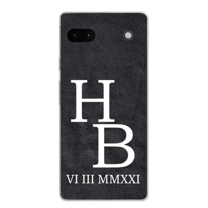 Jouw initialen - gepersonaliseerd telefoonhoesje 