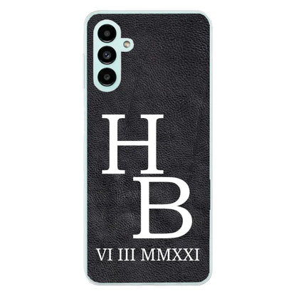 Jouw initialen - gepersonaliseerd telefoonhoesje 