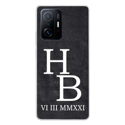 Jouw initialen - gepersonaliseerd telefoonhoesje 