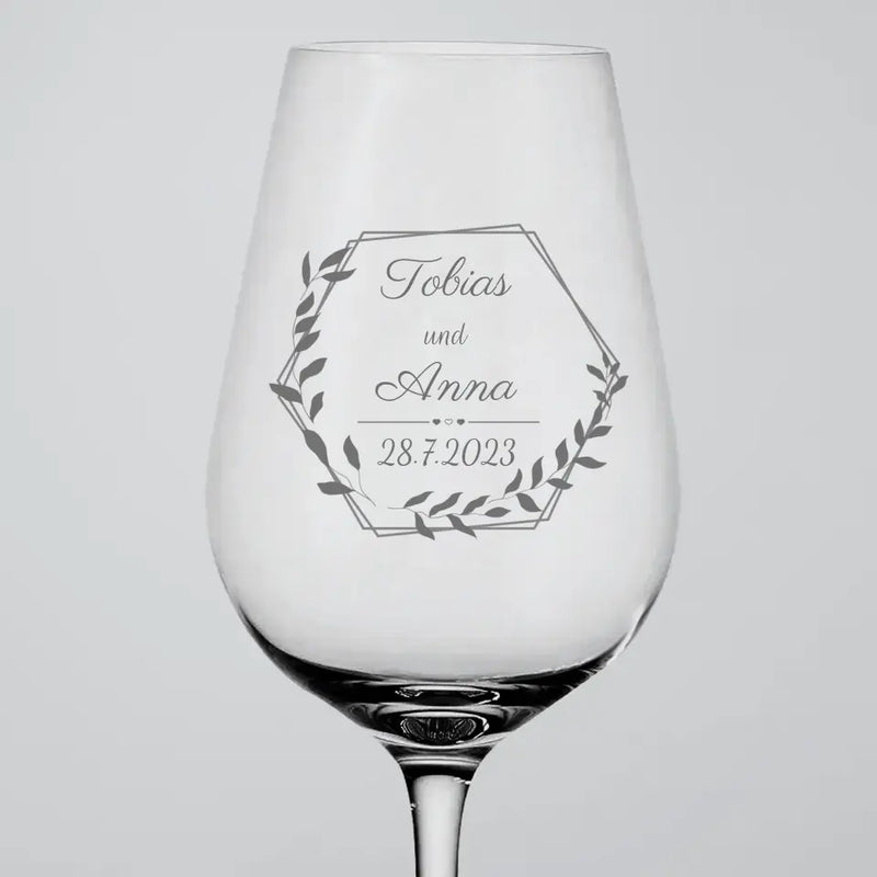 Zusammen - Personalisiertes Weinglas
