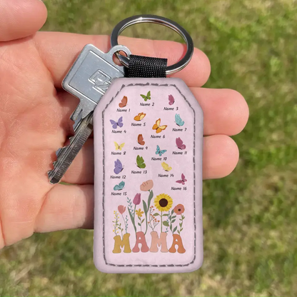 Vlinderweide - Gepersonaliseerde sleutelhanger 