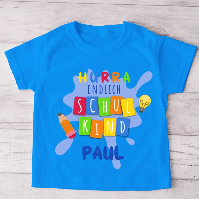 Hurra! - Personalisiertes Kinder T-Shirt