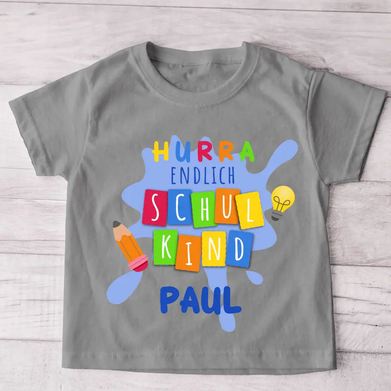 Hurra! - Personalisiertes Kinder T-Shirt