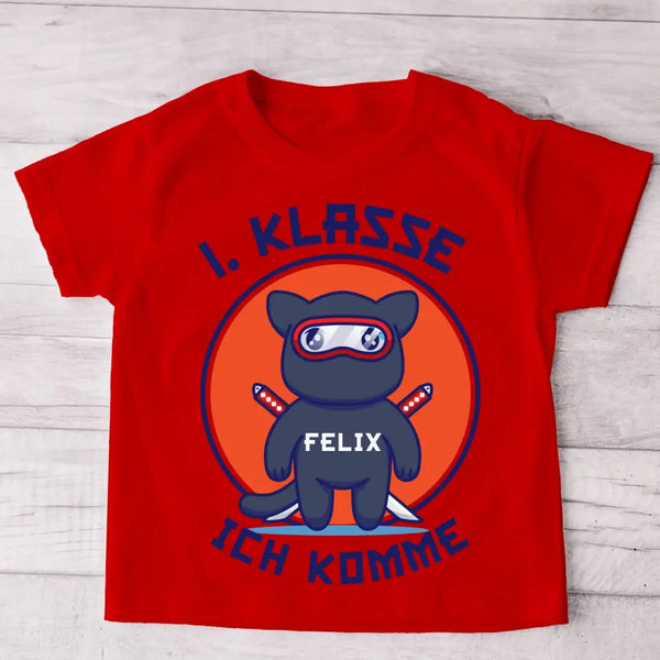 Ninja - Personalisiertes Kinder T-Shirt