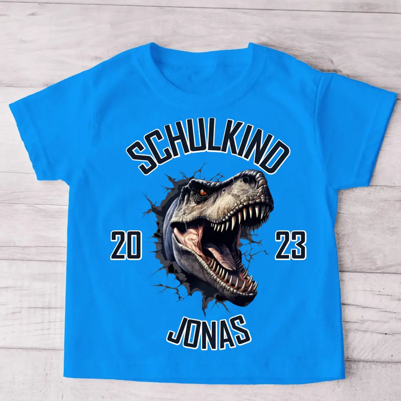 T-Rex - Personalisiertes Kinder T-Shirt