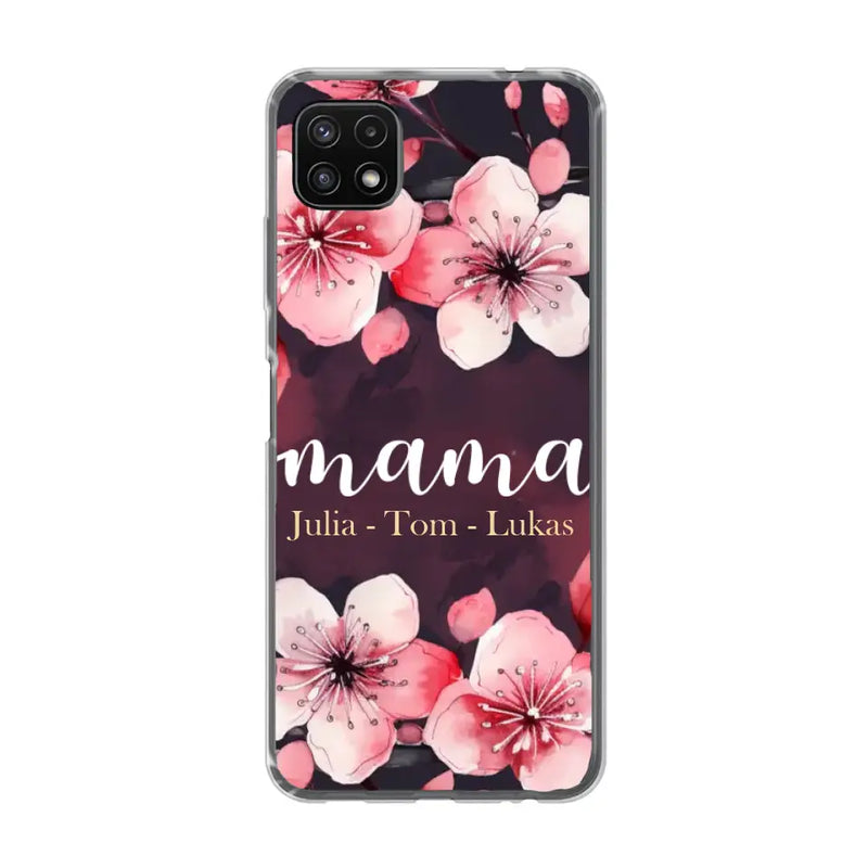 Blumenliebe - Personalisierte Handyhülle