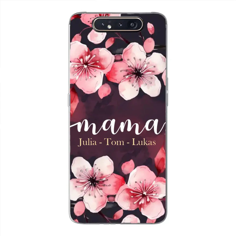 Blumenliebe - Personalisierte Handyhülle
