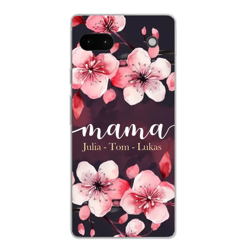 Blumenliebe - Personalisierte Handyhülle