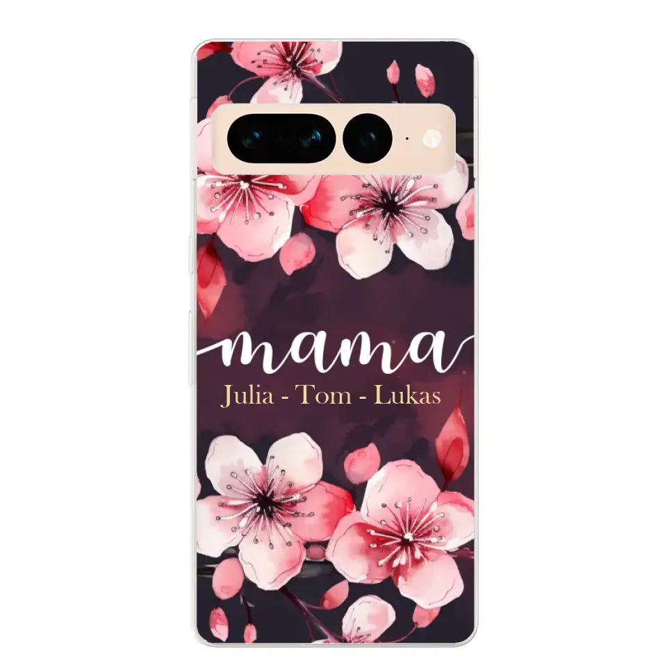 Blumenliebe - Personalisierte Handyhülle