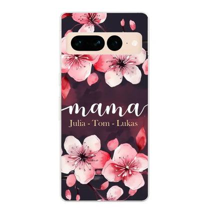 Blumenliebe - Personalisierte Handyhülle