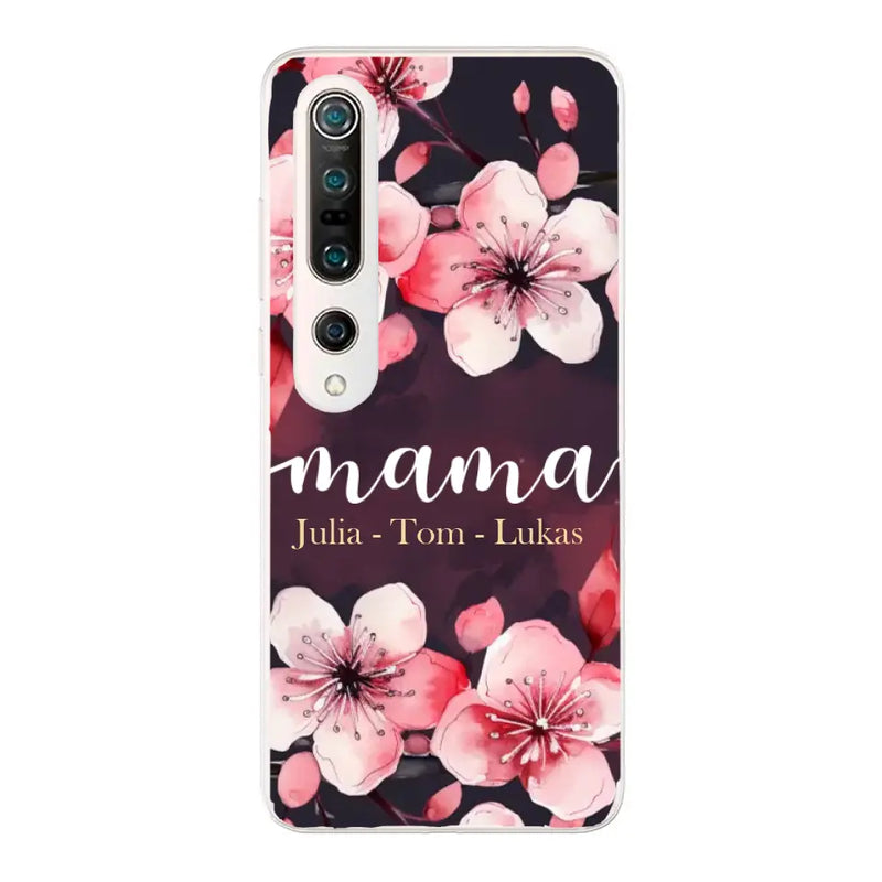 Blumenliebe - Personalisierte Handyhülle