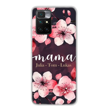 Blumenliebe - Personalisierte Handyhülle